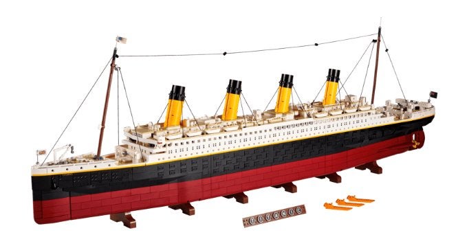 Lego Titanic, Ophalen, Lego