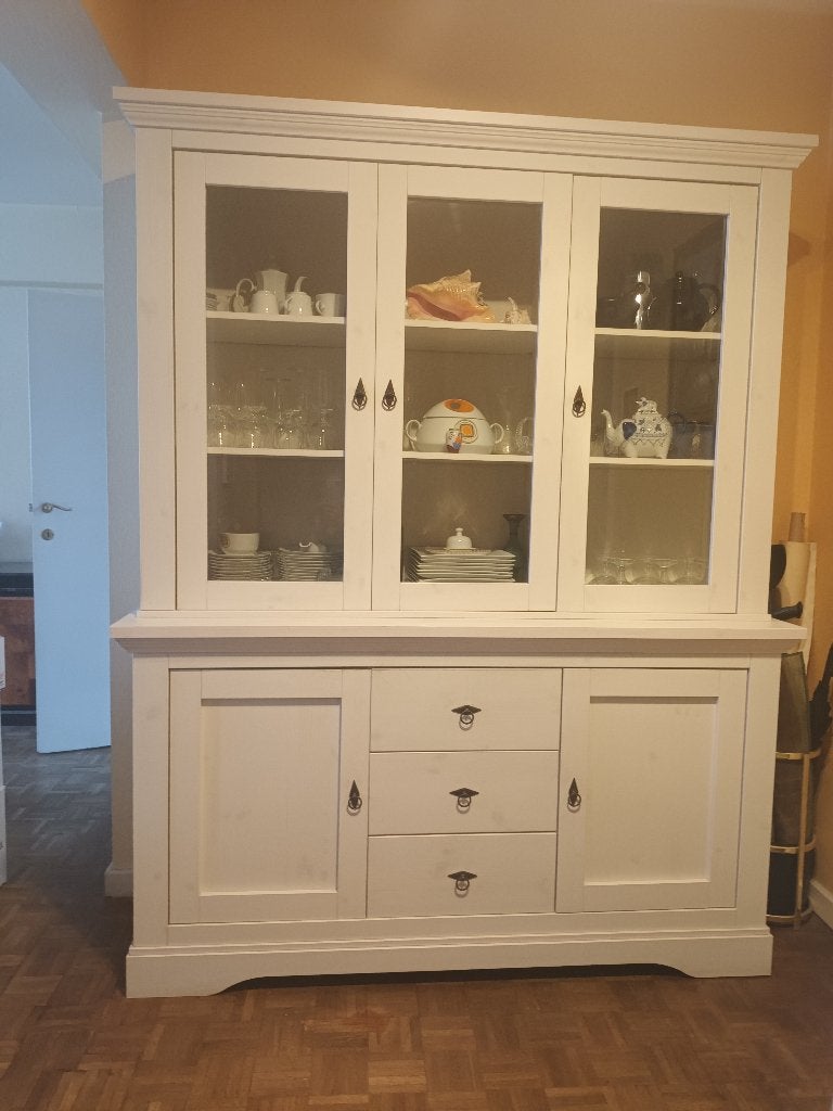 Armoire vaisselier, Maison & Meubles, Armoires | Dressoirs, Comme neuf, Pin, Enlèvement