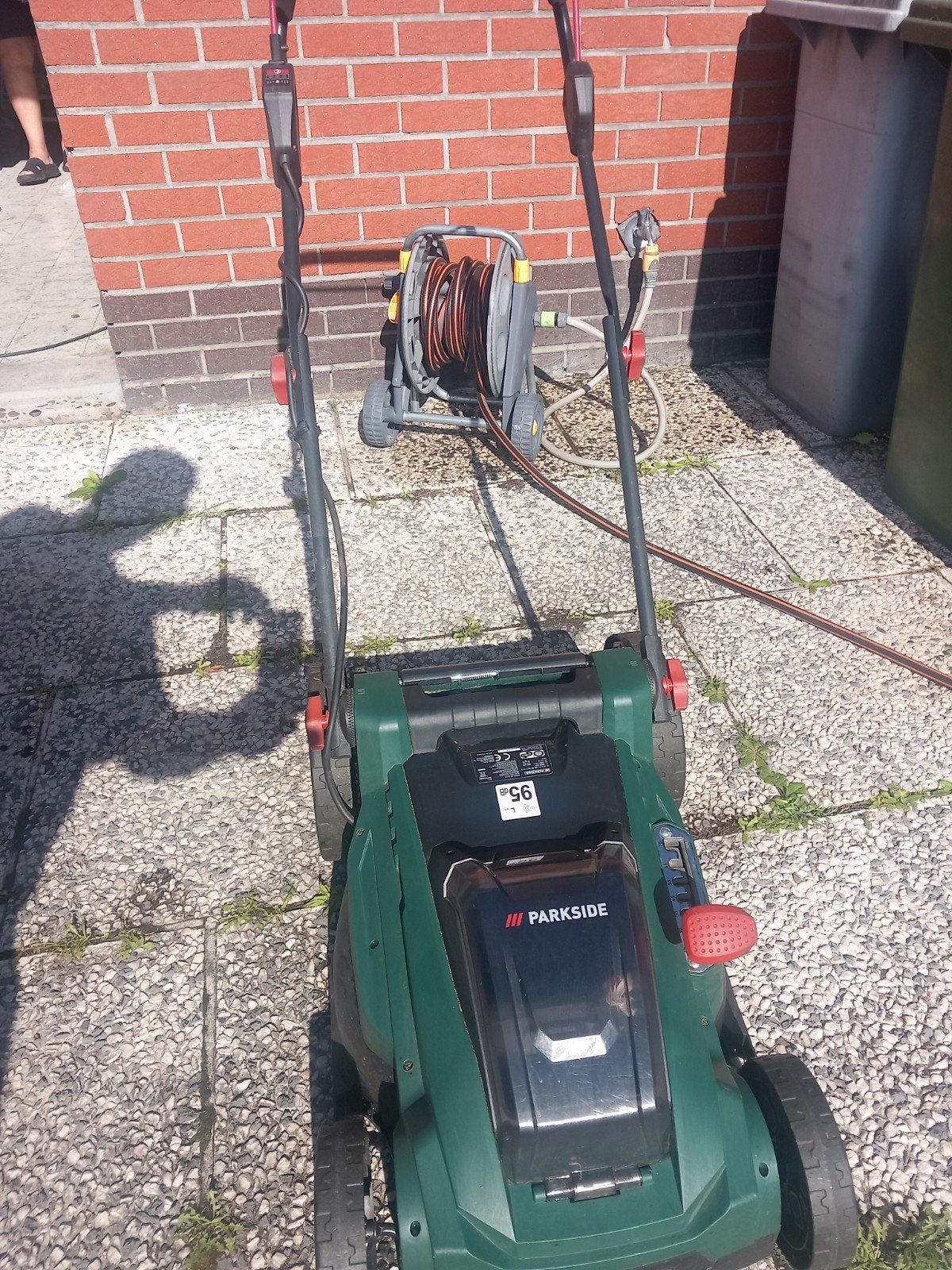 parkside grasmaaier accu, Ophalen