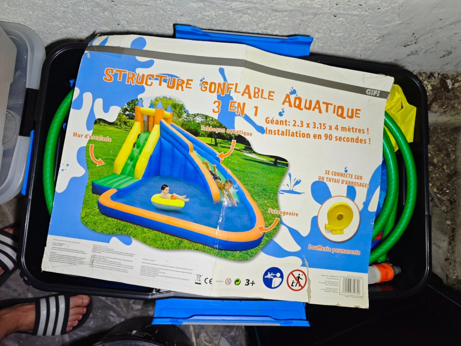 Waterpark 2,3 x 3,15 x 4 meter, Kinderen en Baby's, Ophalen, Zo goed als nieuw