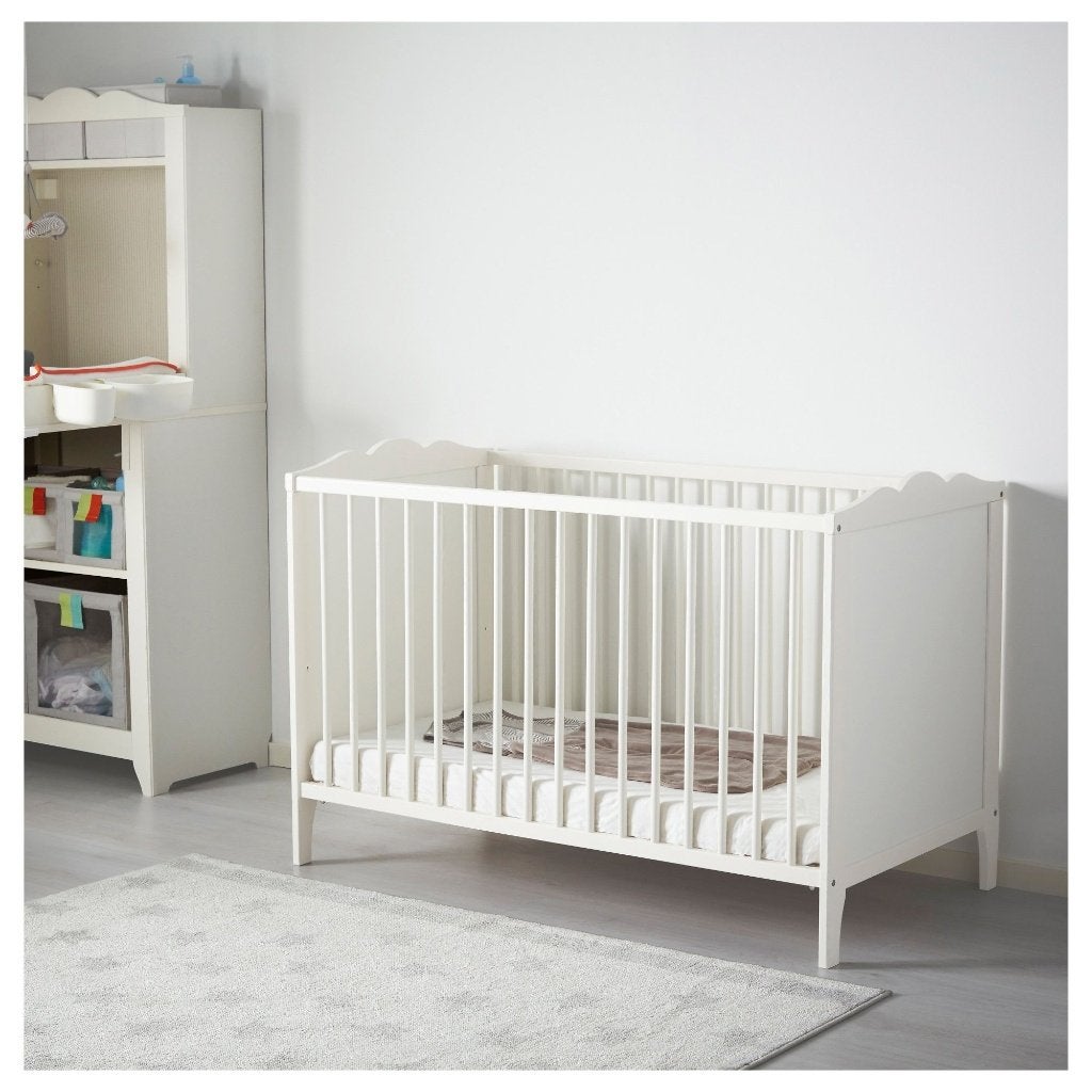 Ikea babybed hensvik met matras, Ophalen, Zo goed als nieuw, Matras