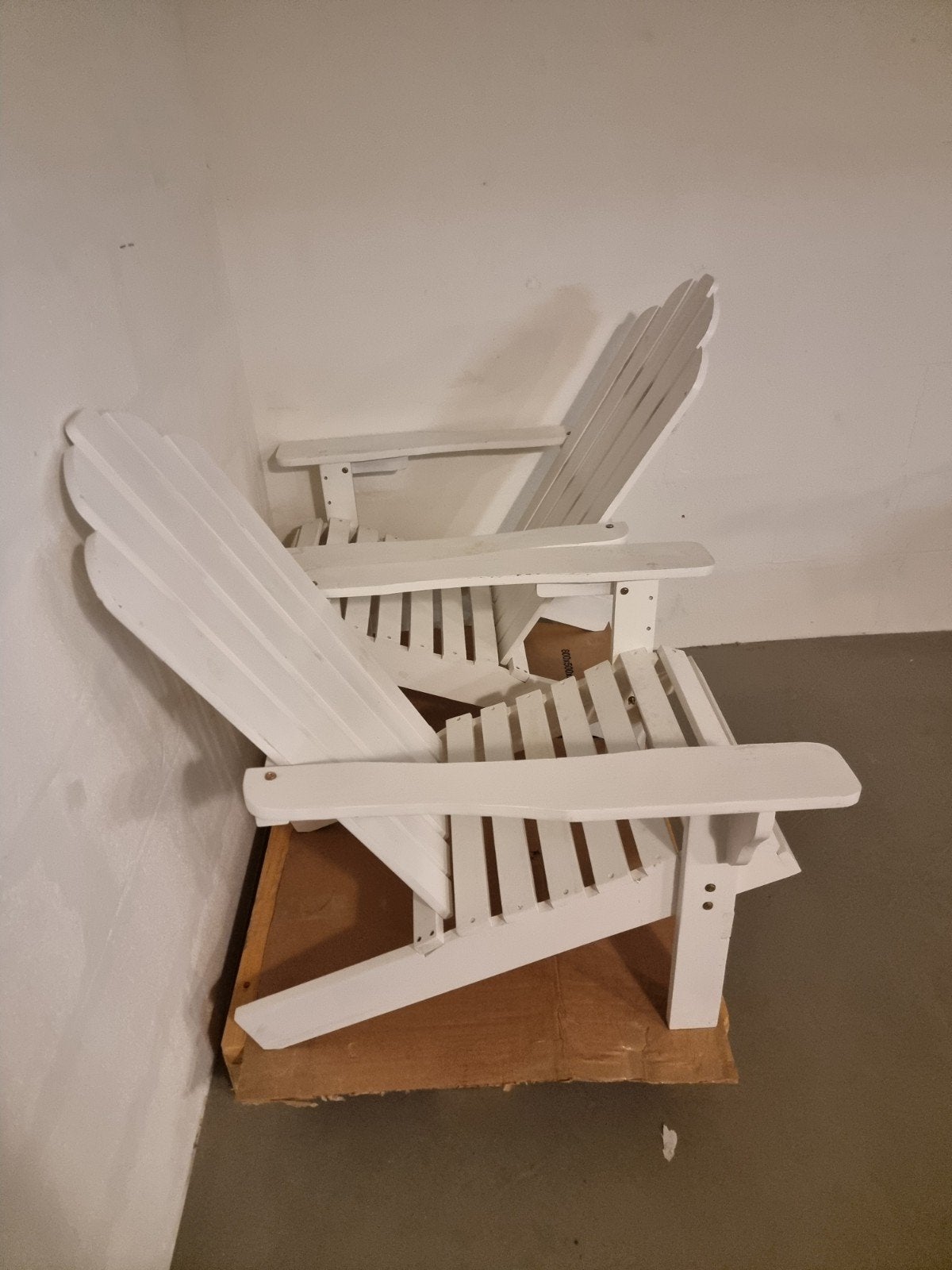 Ensemble de 2 chaises de plage en bois en très bon état, Enlèvement, Bois