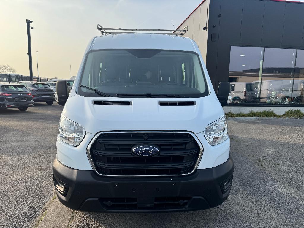 Ford Transit 2.0 L3H2 ecoblue hybrid 6 plaatsen 1st eig boek, Auto's, Voorwielaandrijving, 1995 cc, 4 cilinders, 2500 kg