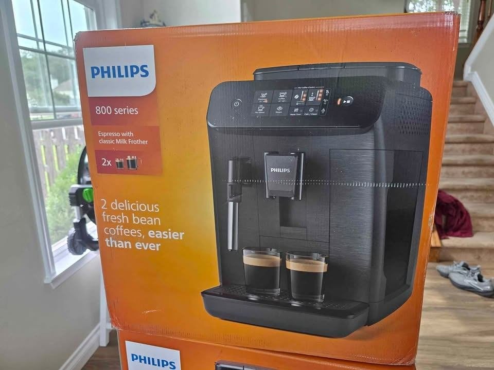 Machine à café Philips Série 800, Neuf, Machine à espresso, Réservoir d'eau amovible, Enlèvement ou Envoi