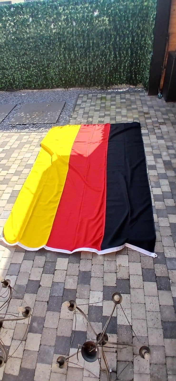 Duitse vlag voor aan vlaggenmast., Divers, Enlèvement ou Envoi