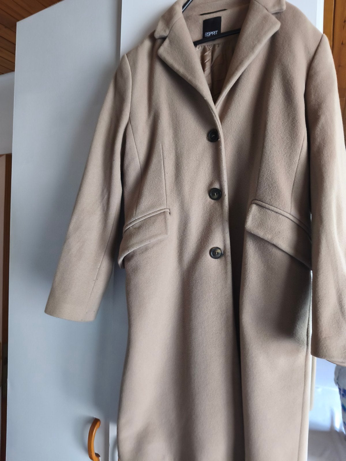 lekker warme jas Esprit, Kleding | Dames, Esprit, Ophalen, Maat 38/40 (M), Beige