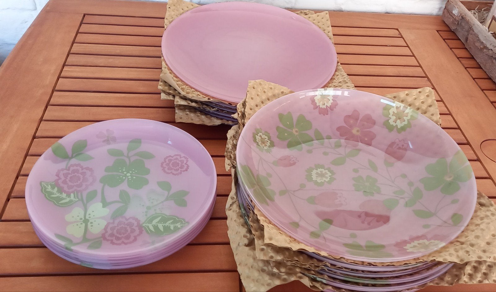lot 18 pièces Ikéa Ideell, Enlèvement, Verre, Assiettes(s)