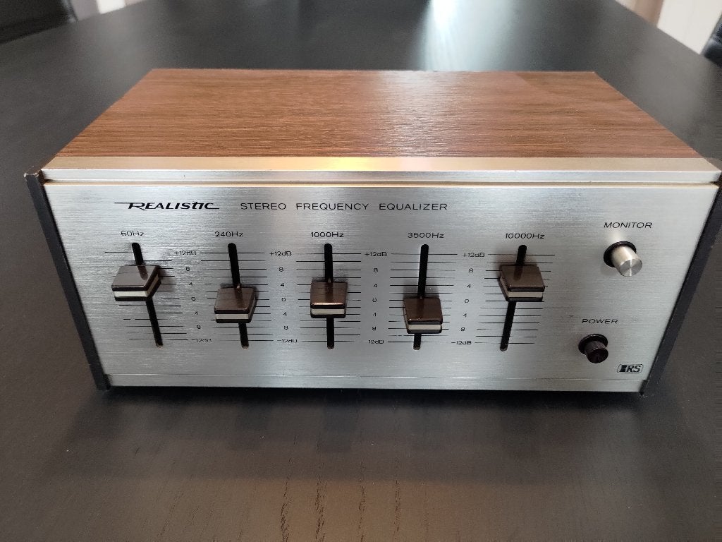 Égaliseur analogique 5 bandes, Enlèvement, Utilisé
