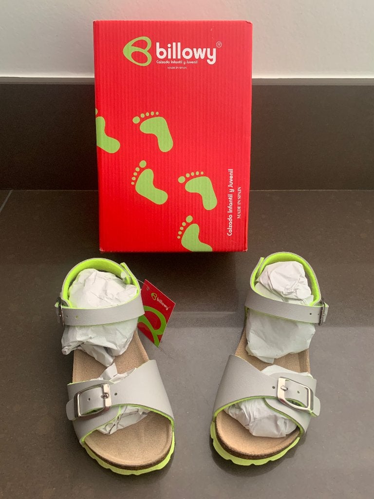 Splinternieuwe sandalen Billowy, maat 28, grijs, Kinderen en Baby's, Overige typen, Nieuw, Billowy, Ophalen of Verzenden