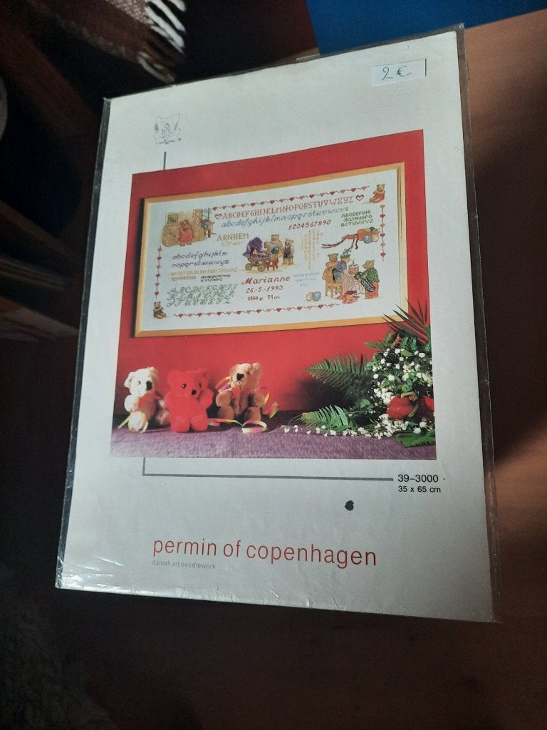 Motif original - Permin de Copenhague - 39.3000, Hobby & Loisirs créatifs, Broderie & Machines à broder, Enlèvement ou Envoi, Utilisé