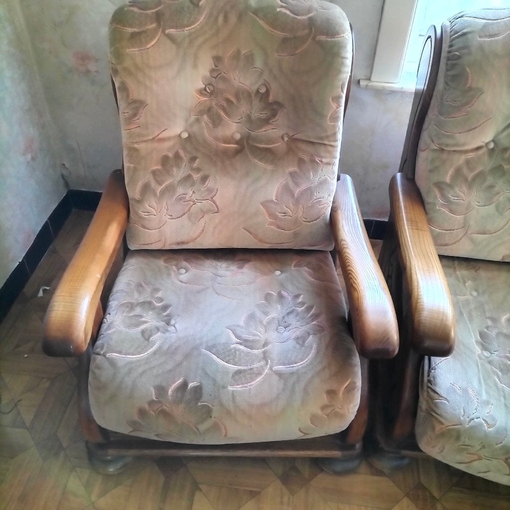 salon complet de style années 1970-1980, 75 à 100 cm, 250 à 300 cm, Années 1970-1980, Quatre personnes ou plus