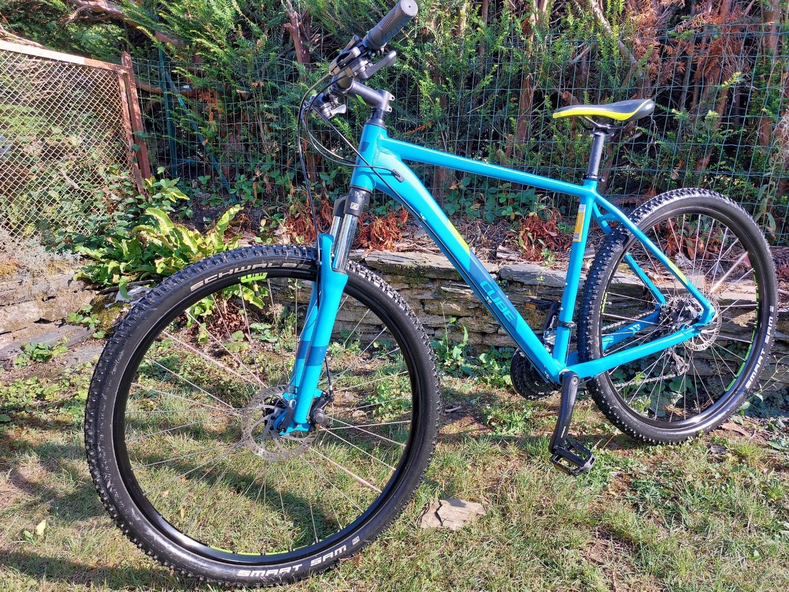 CUBE AIM 21" (29" wielen) blauw, Fietsen en Brommers, Gebruikt, Hardtail, Heren, Schijfrem