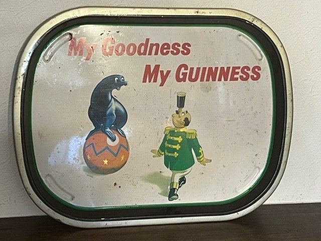 Plateau en métal My Goodness my Guinness, Collections, Enlèvement, Utilisé, Ustensile