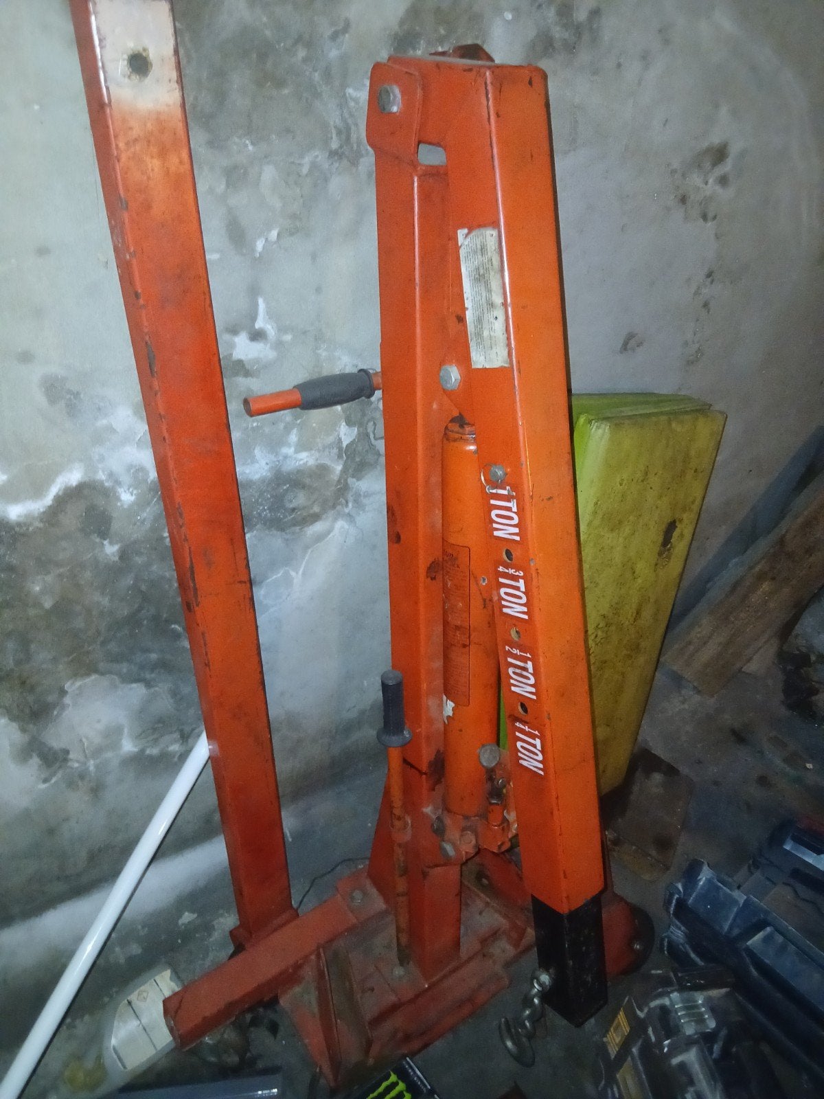 girafe leve moteur, Enlèvement
