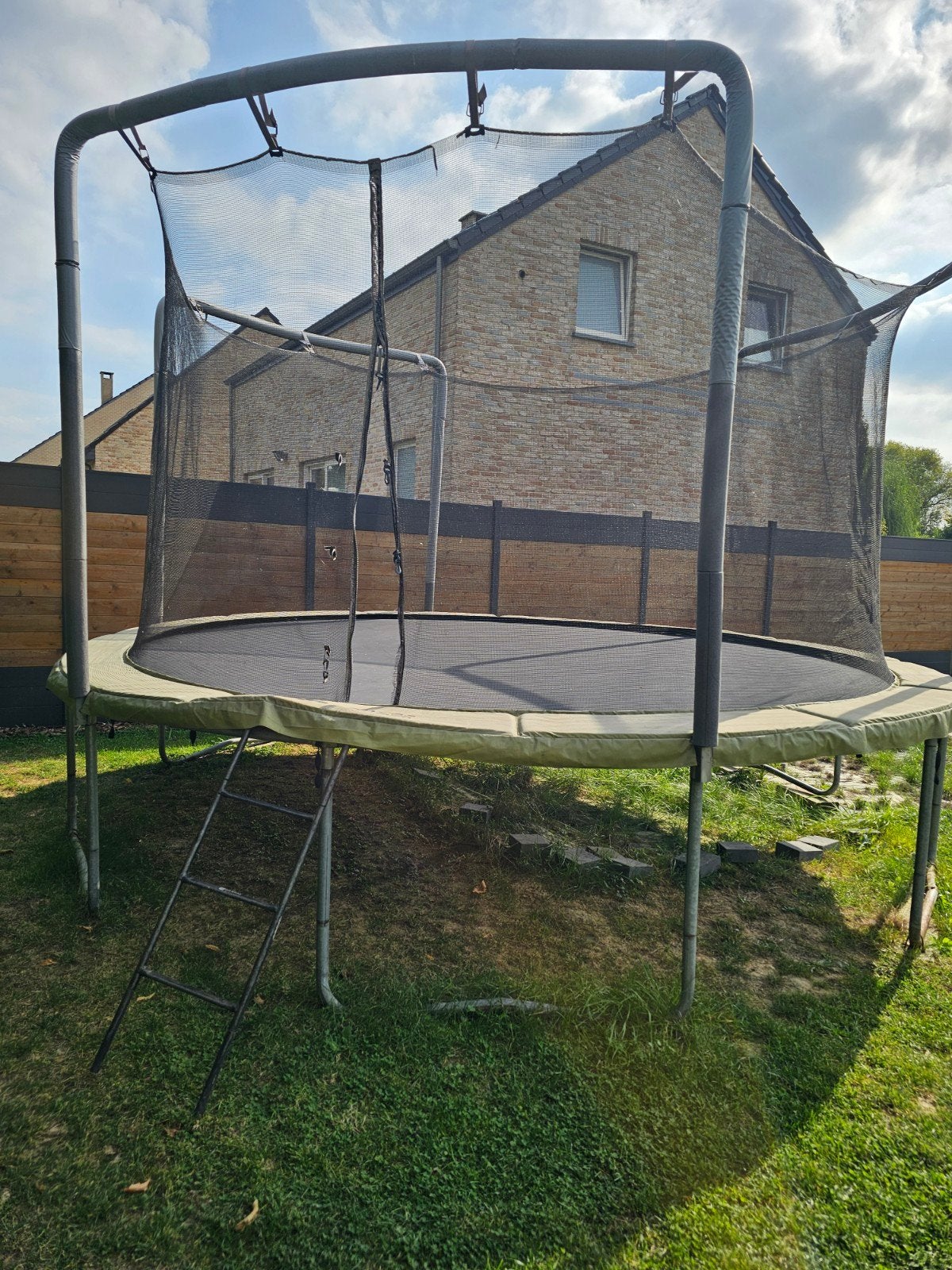 trampoline 4m20 tomylos, Ophalen, Gebruikt