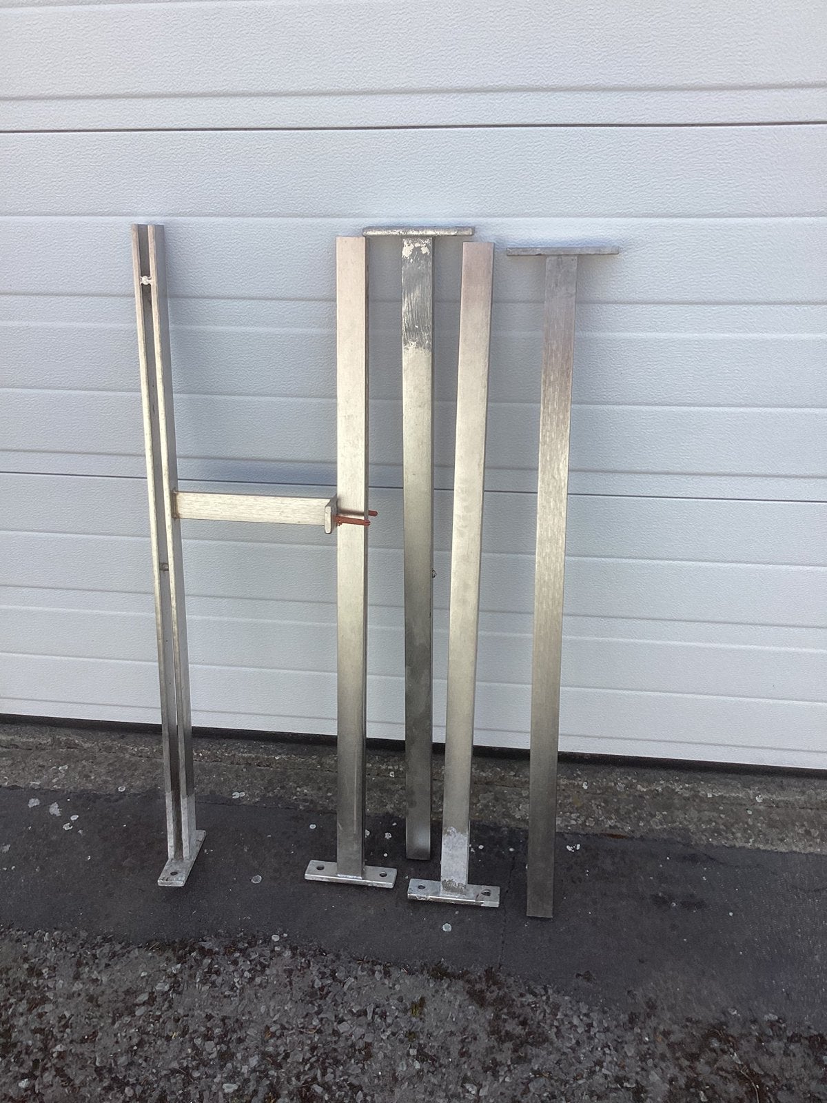 5 steunders roestvrijstaal 220€, Bricolage & Construction, Enlèvement, Comme neuf