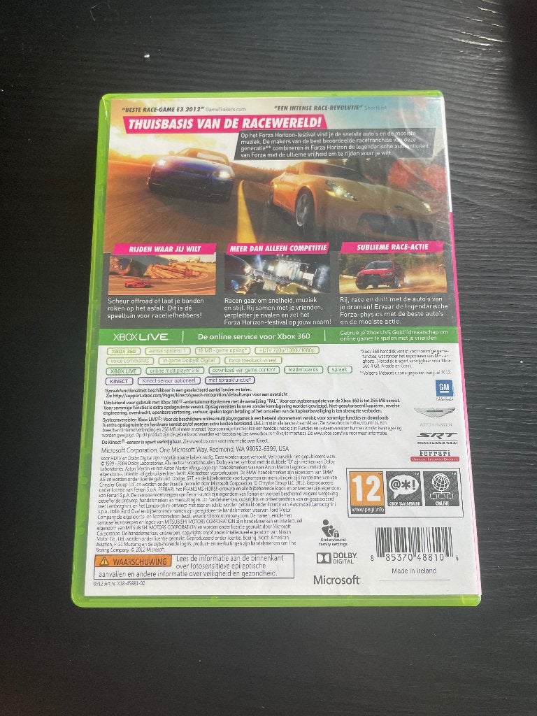 Forza Horizon 1 - Xbox 360 - Bon état, Consoles de jeu & Jeux vidéo, 1 joueur, À partir de 12 ans, Course et Pilotage, Utilisé