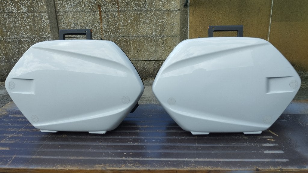 Originele harde Yamaha koffers MT-09 Tracer,Tracer 700 , FJR, Enlèvement, Utilisé