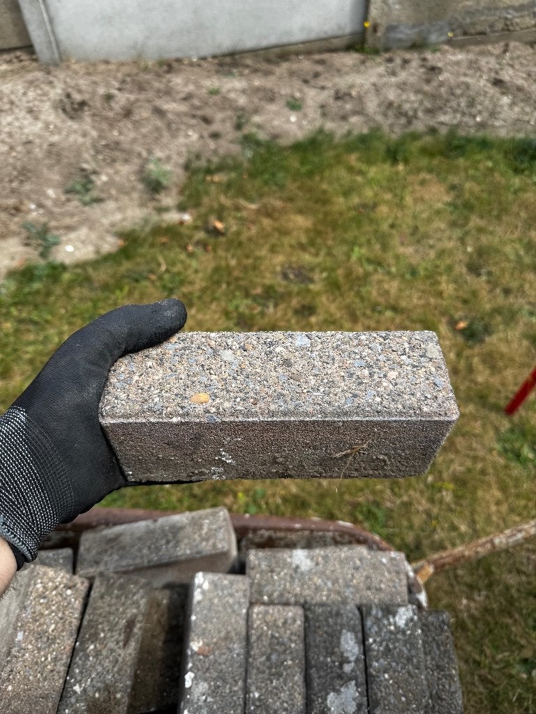 betonklinkers, Tuin en Terras, Tegels en Klinkers, Ophalen, Gebruikt, Klinkers, 10 m² of meer