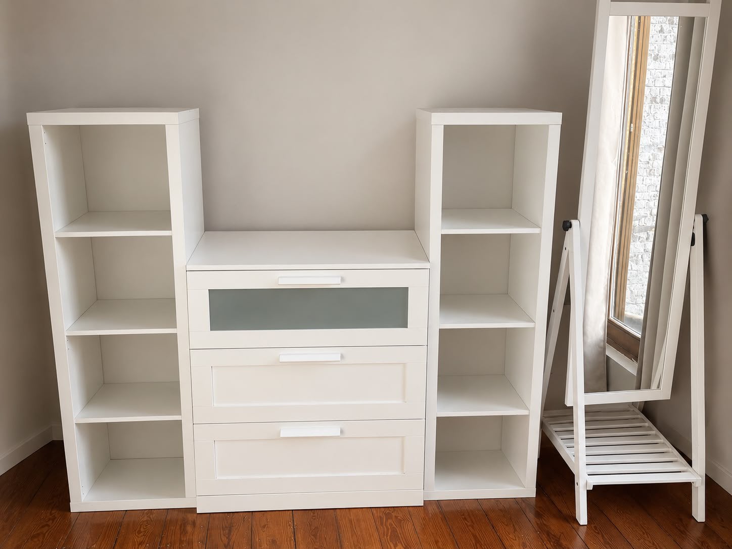 ensembles d'armoire et de miroirs, Enlèvement, Utilisé