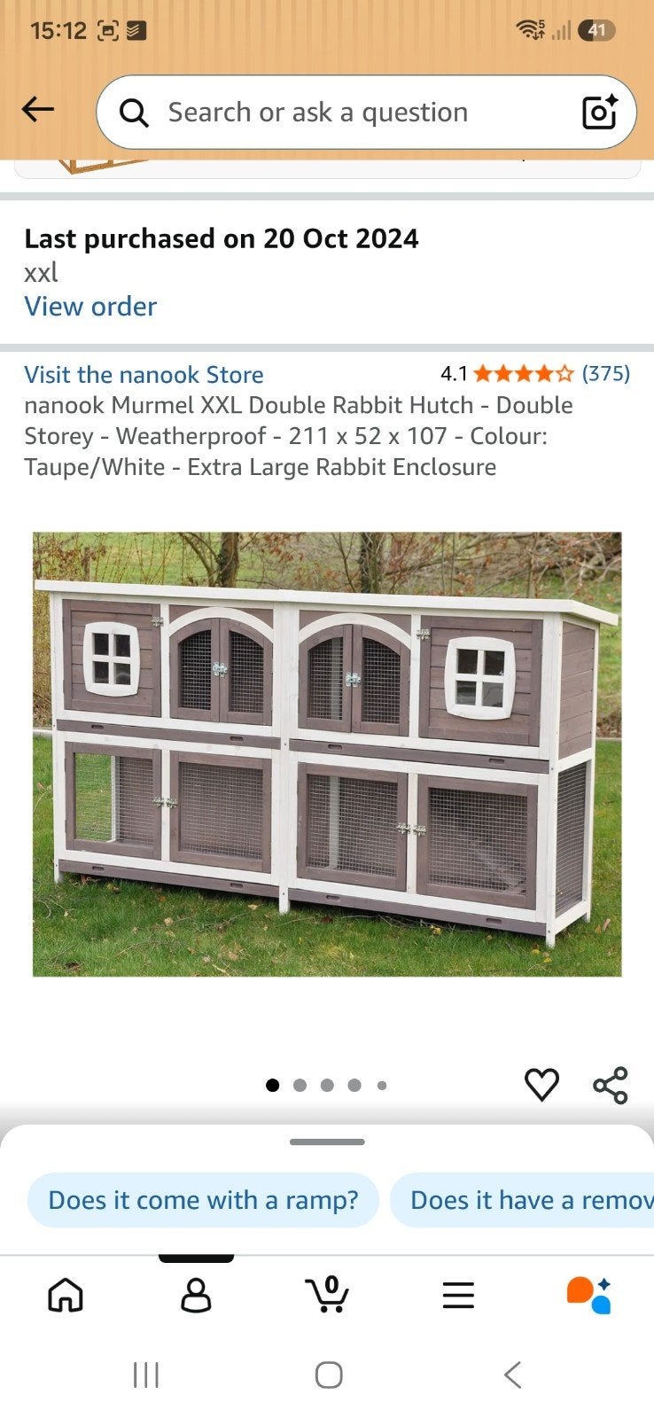 Konijnenhok XXL en uitloopren, Dieren en Toebehoren, Ophalen, 90 cm of meer, Konijn, Hok