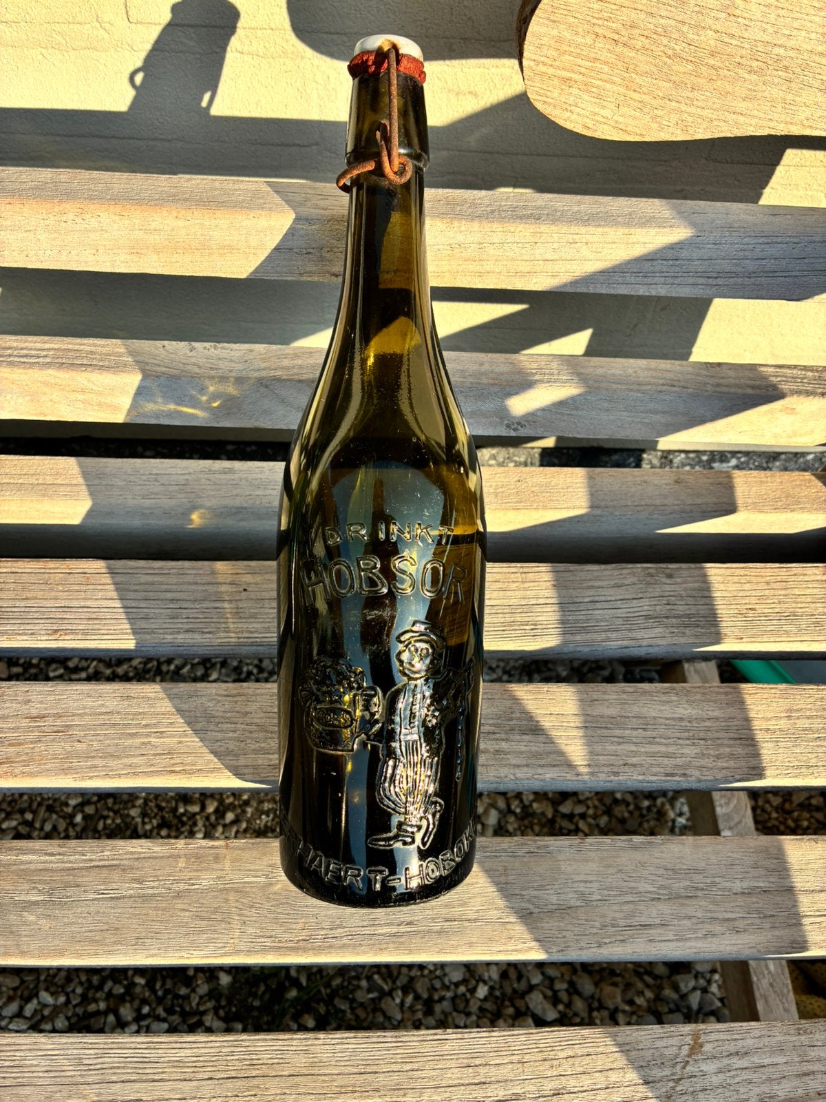 Bierfles Verhaert-Hoboken, Verzamelen, Ophalen, Gebruikt, Gebruiksvoorwerp