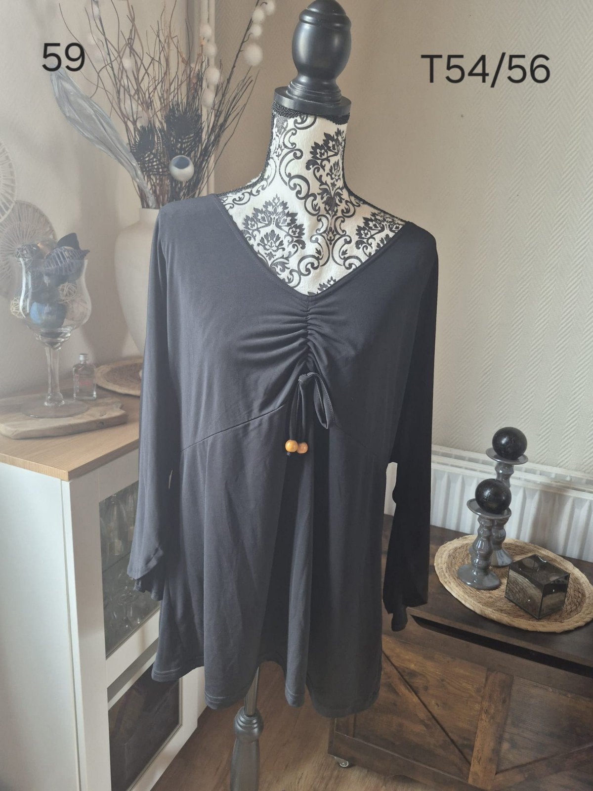 blouse taille 54/56, Enlèvement ou Envoi, Noir