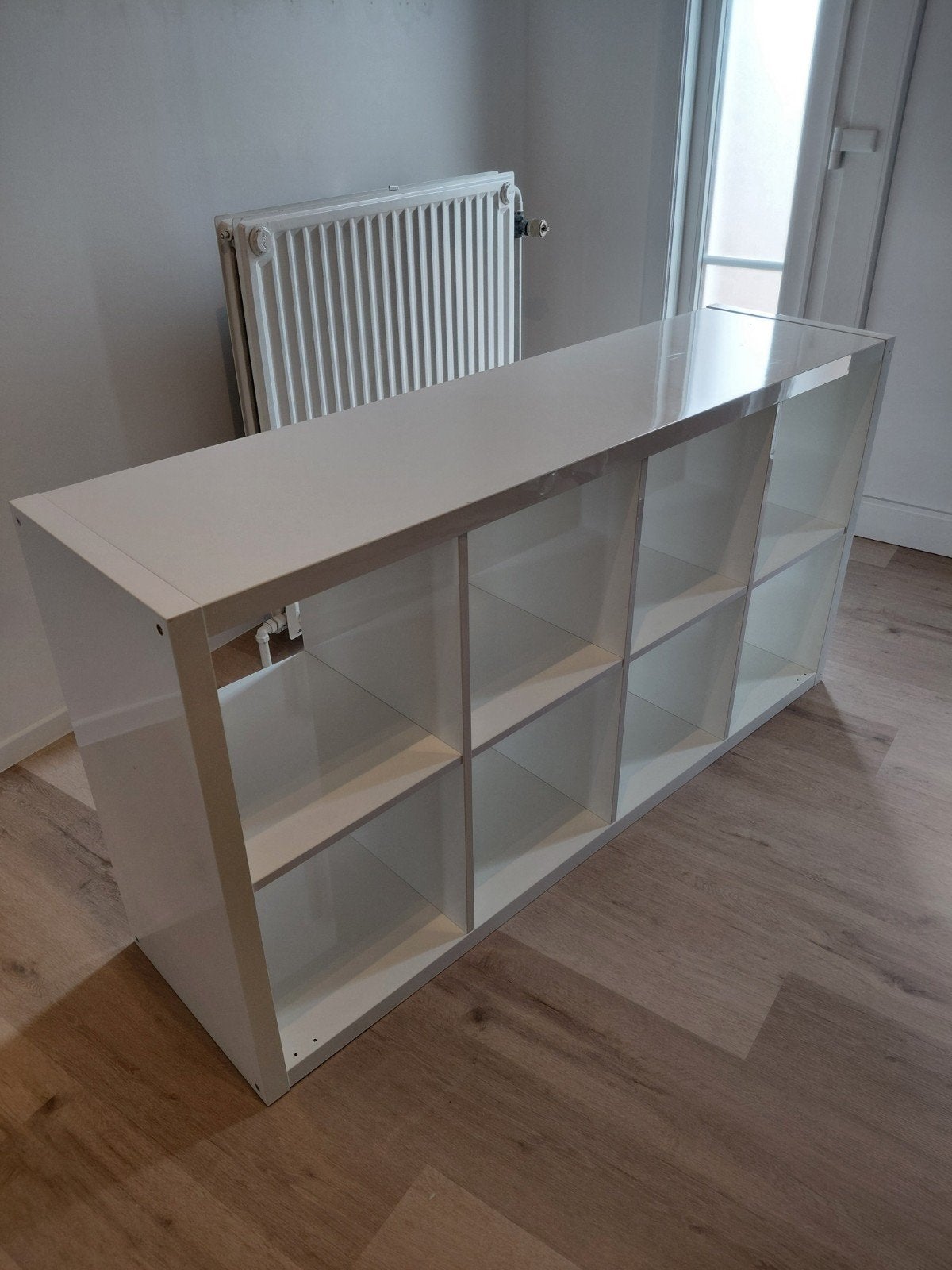 Kallax 8cases blanc laqué, Maison & Meubles, Enlèvement, Comme neuf