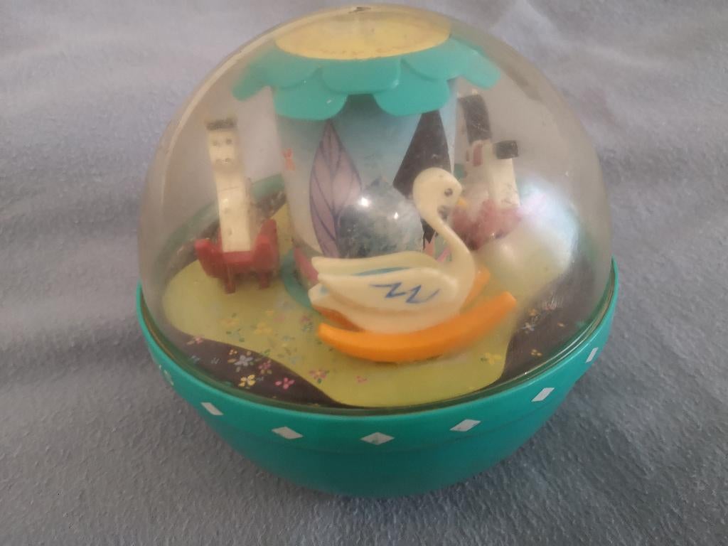 speelgoed  antiek fisher price roly-poly bal chime +_1966, Antiek en Kunst, Ophalen of Verzenden