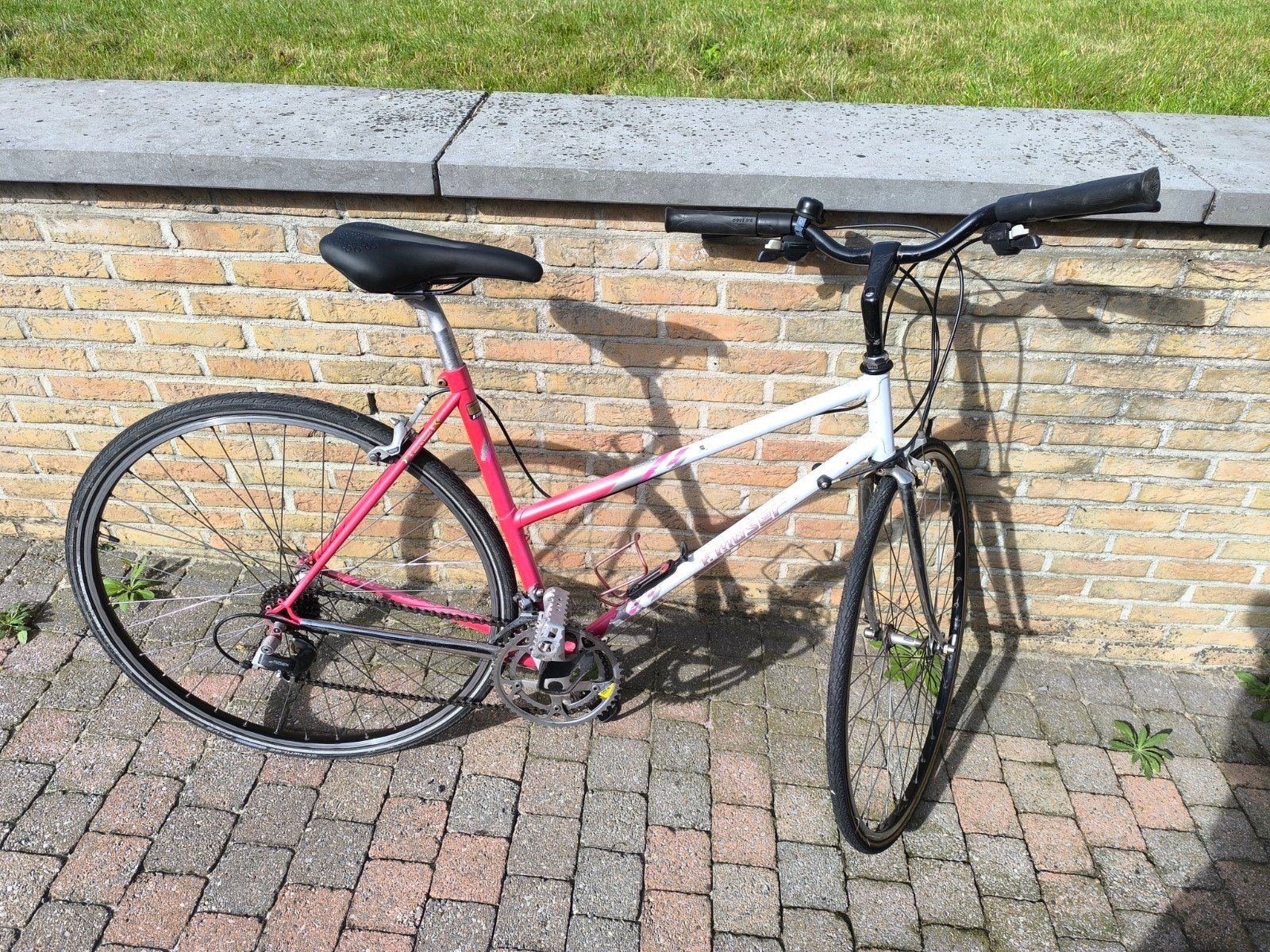 vintage racefiets voor dames, Ophalen