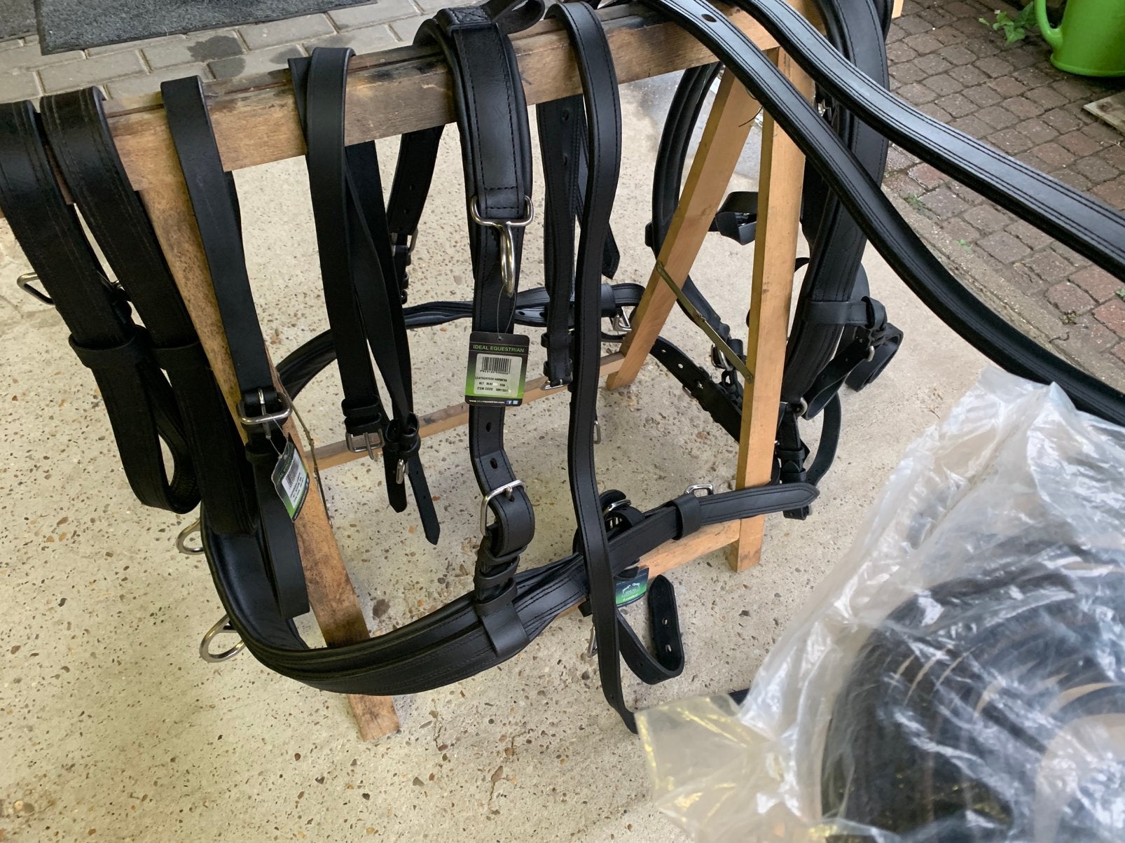 Mentuig Ideal full leder, Ophalen, Inclusief teugels, Recreatie, Nieuw