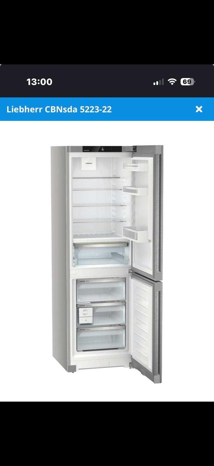 Frigo&Diepvries combi LIEBHERR, Electroménager, Enlèvement, Comme neuf