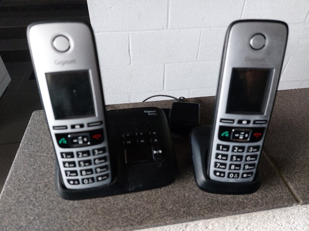 TELEPHONE SANS FIL SIEMENS, Télécoms, Enlèvement, Utilisé, 2 combinés