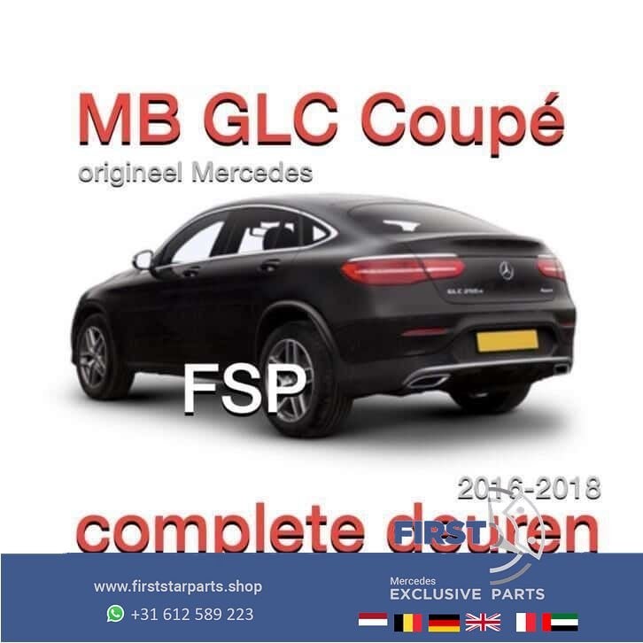 W253 C253 GLC Coupé deur portier compleet links rechts zwart, Utilisé, Porte, -, -