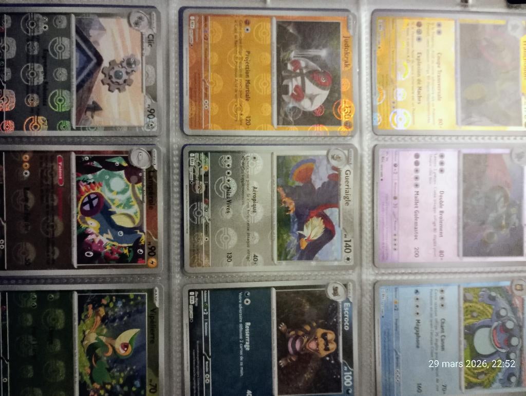 À vendre 100 Carte Pokémon masterball & Pokéball 100€, Enlèvement ou Envoi, Comme neuf, Plusieurs cartes