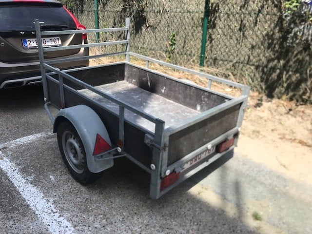 remorque compacte 1,60 m x 1,05 m, Enlèvement, Utilisé
