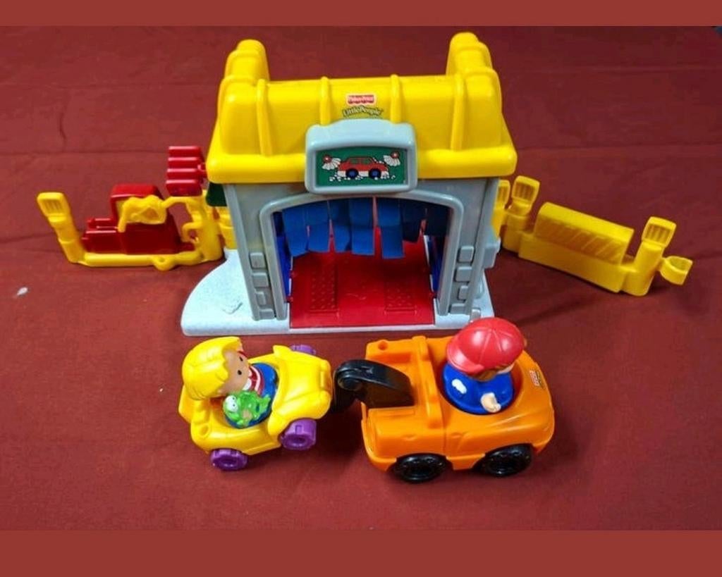 Little people garage : car wash en weegschaal, Ophalen of Verzenden