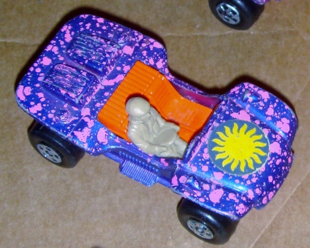 Matchbox Beach Hopper No. 47, de 1973, fond rose, Pat. Arr., Ophalen of Verzenden, Gebruikt, Auto, Matchbox