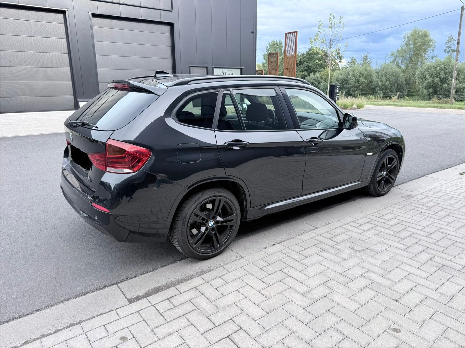 BMW X1, X1, Euro 5, Zwart, Leder