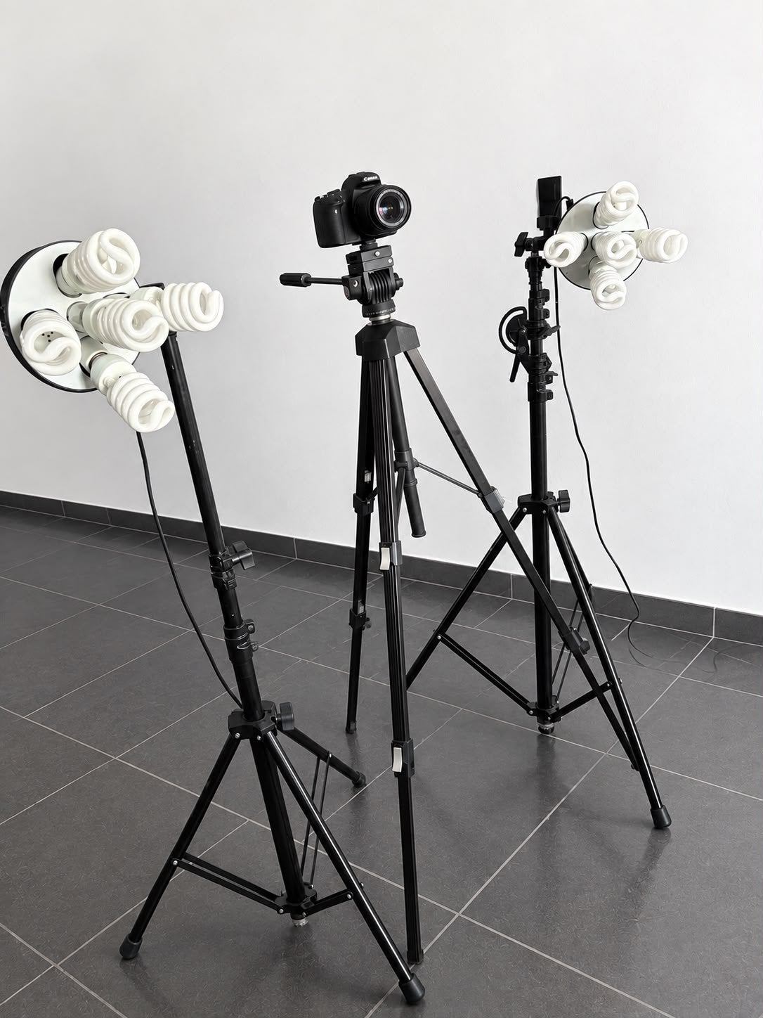 Kit complet pour studio photo et vidéo — Canon EOS 600D, Arrière-plan, Comme neuf, Enlèvement, Canon