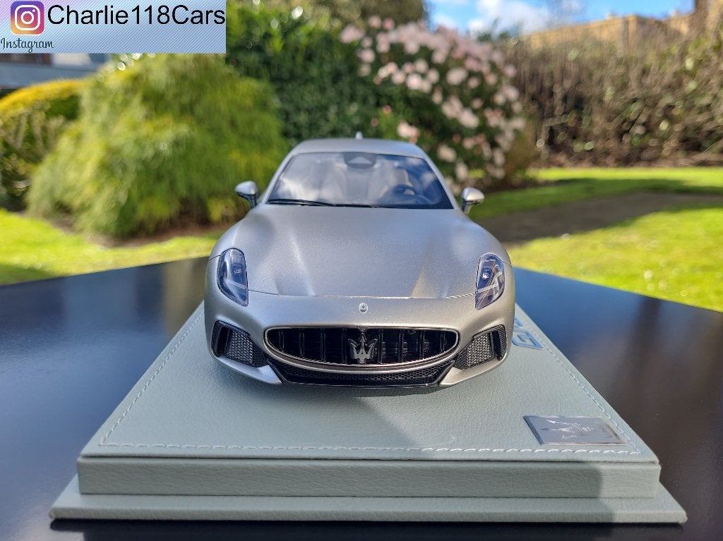 BBR 1/18 Maserati GranTurismo Trofeo – Grigio Maratea Matt, Hobby & Loisirs créatifs, Voitures miniatures | 1:18, Enlèvement ou Envoi