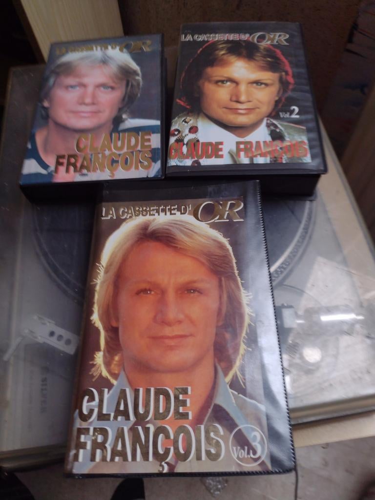Claude François 3 VHS