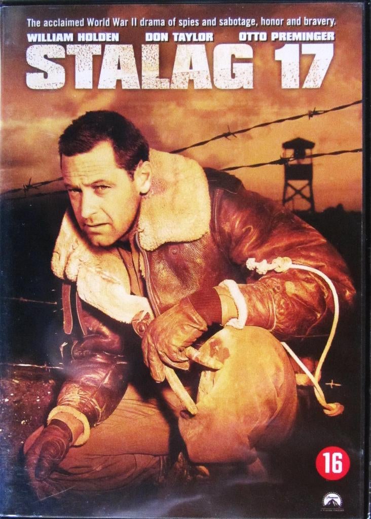 DVD OORLOG- STALAG 17 (WILLIAM HOLDEN) 1952- ZEER ZELDZAAM, Cd's en Dvd's, Dvd's | Actie, Alle leeftijden, Ophalen of Verzenden