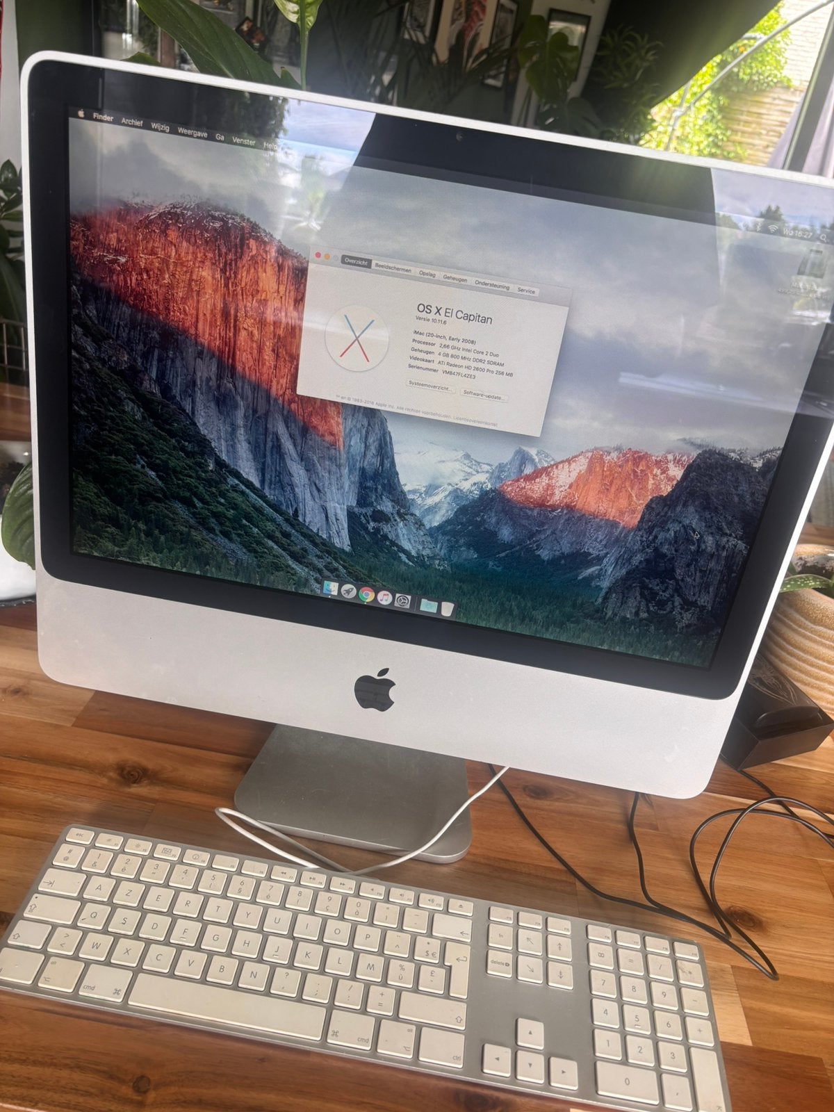 Apple Imac 20 pouces début 2008, Informatique & Logiciels, Apple Desktops, Comme neuf, iMac, Enlèvement