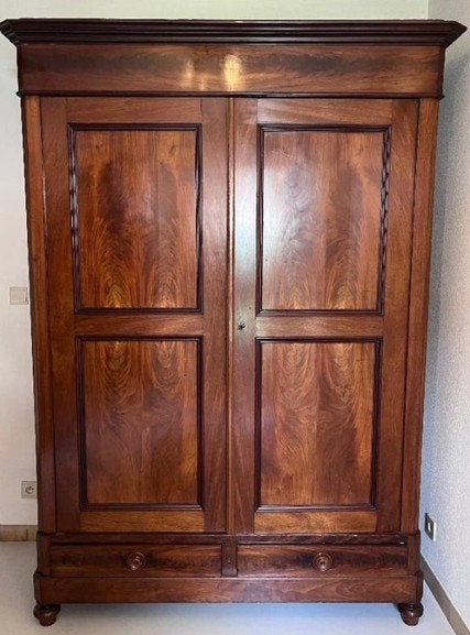 rustieke/landelijke vestiaire kast / kleerkast, Huis en Inrichting, Kasten | Kleerkasten, Ophalen, Gebruikt, 100 tot 150 cm, 200 cm of meer