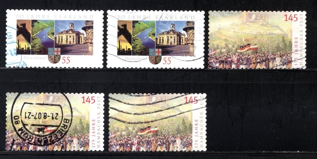ALLEMAGNE Lot 2007 estampillé, Envoi, RFA, Affranchi