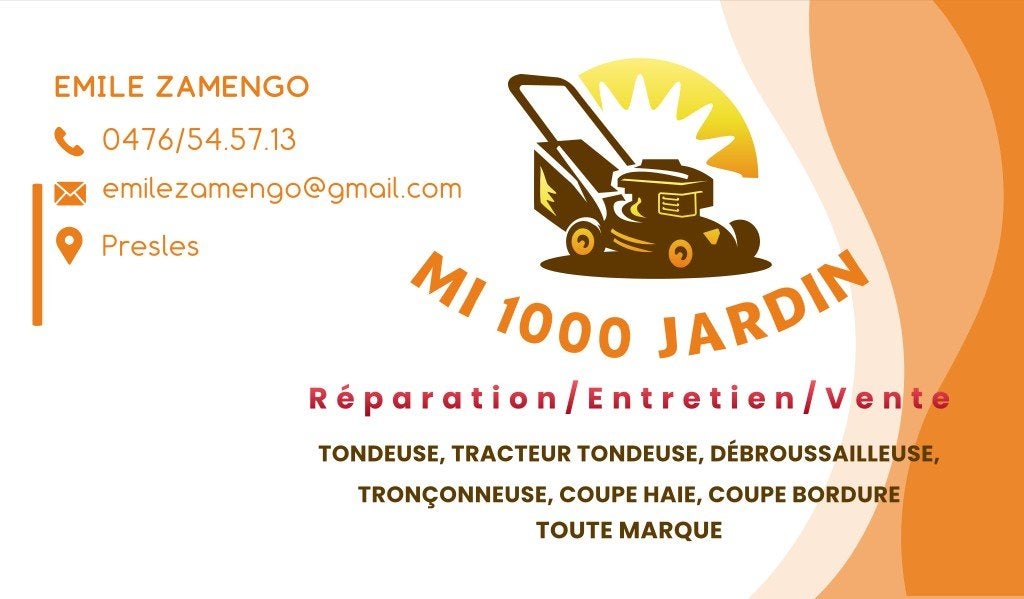 Réparation  de votre  machine, Jardin & Terrasse, Enlèvement