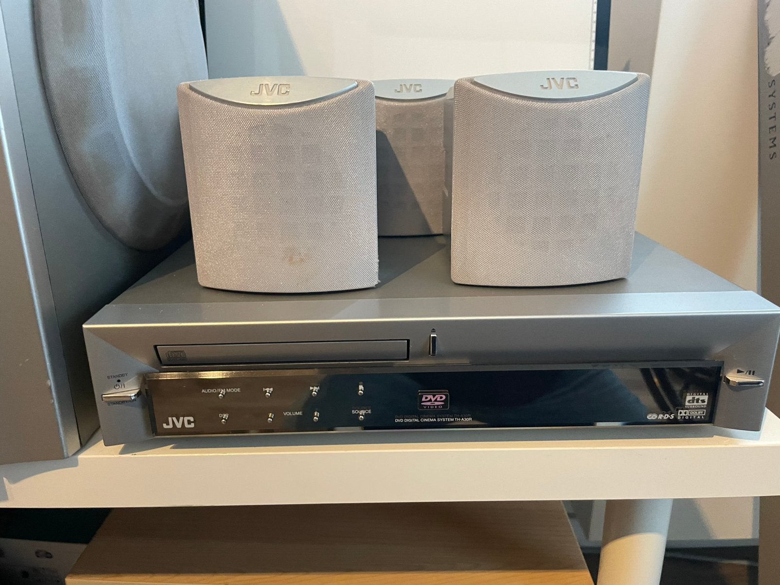 Jvc home cinema met dvd, TV, Hi-fi & Vidéo, JVC, Enlèvement, Utilisé, Système 5.1