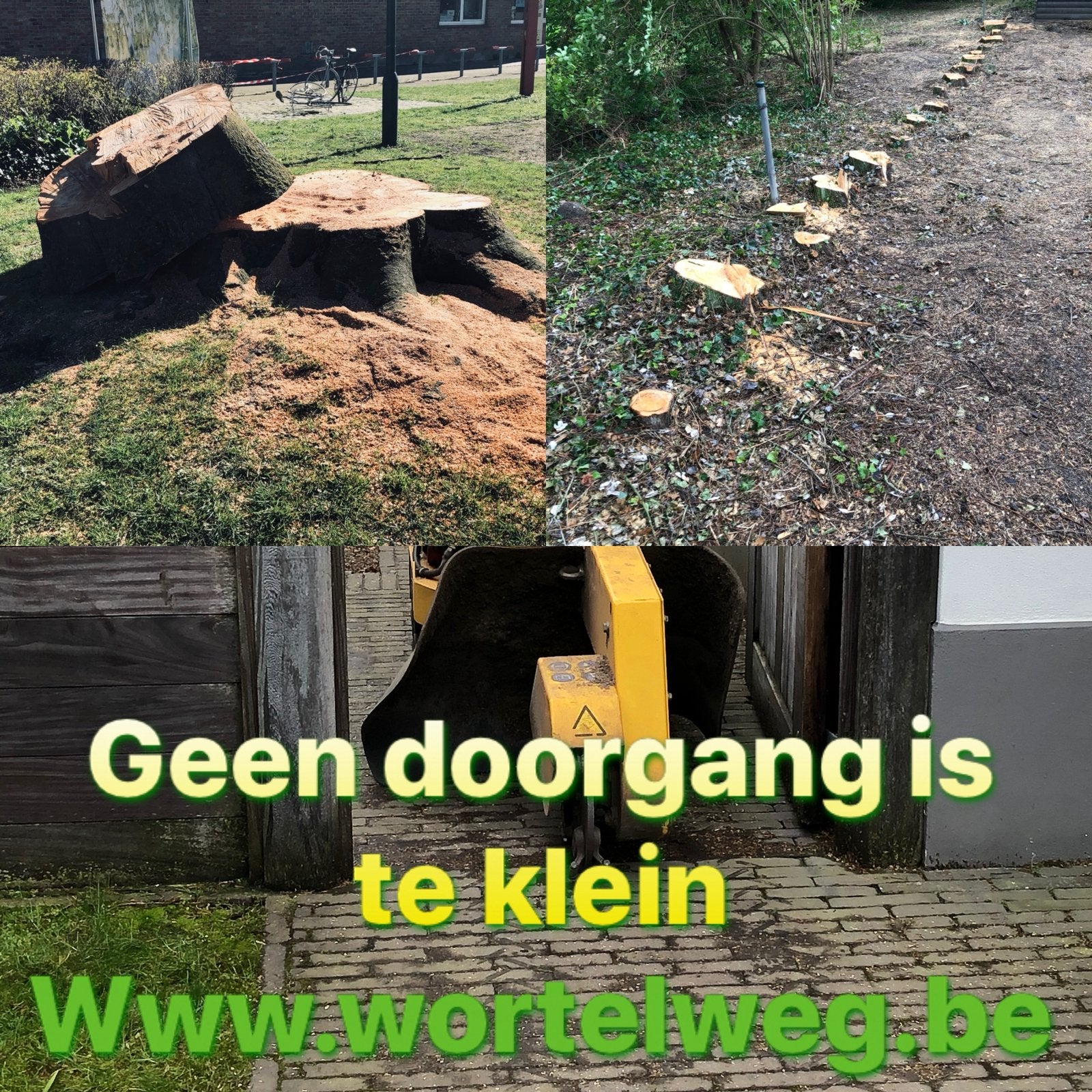 Stronkenfrees opkuisen van tuinen, Ophalen of Verzenden, Zo goed als nieuw