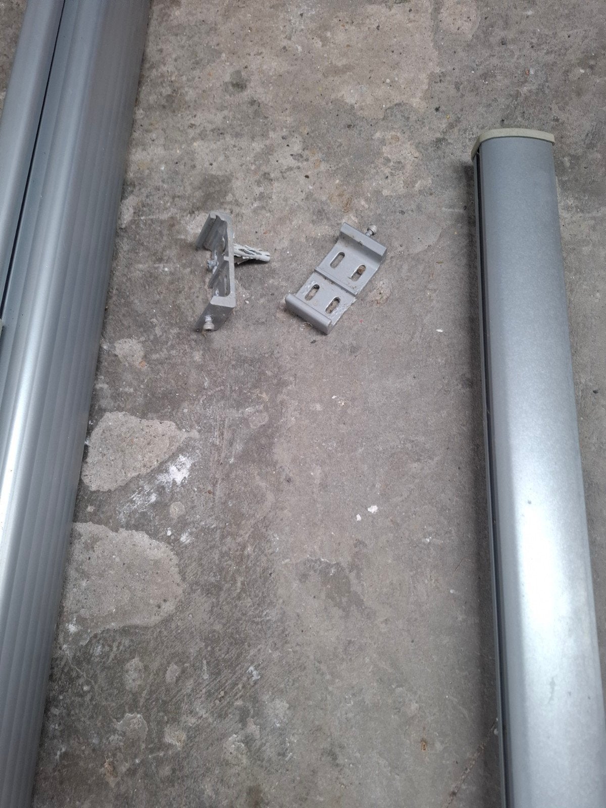 windscherm 3m met toebehoren, Tuin en Terras, Ophalen, Gebruikt, Aluminium, 150 tot 200 cm